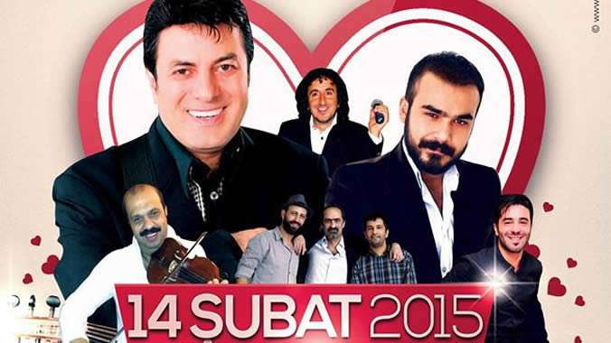 Haberler 8 kişiyi 14 Şubat’ta Nise Selskabslokale’deki Coşkun Sabah’la ”Sevgililier Günü Konserine” gönderiyor.