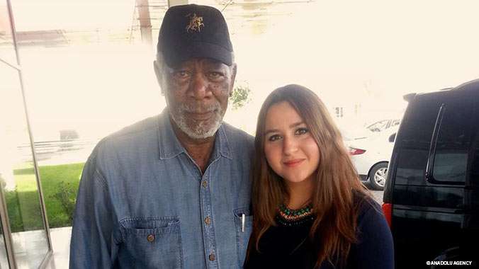 Amerikalı sinema yıldızı Morgan Freeman, Konya'da "Evrenin Sırları" adlı belgesel çekiminin bir bölümünü gerçekleştirdi.