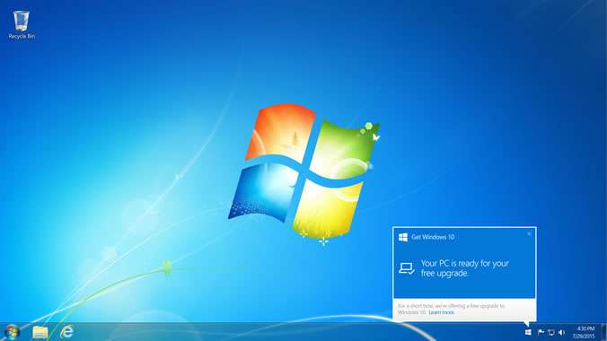 Windows 7 ve ya Windows 8 işletim sisteminizi 10’a güncellemediyseniz, acele edin, çünkü Microsoft 29 Temmuz 2016’da ücretsiz güncellemenin sona ereceğini bildirdi.