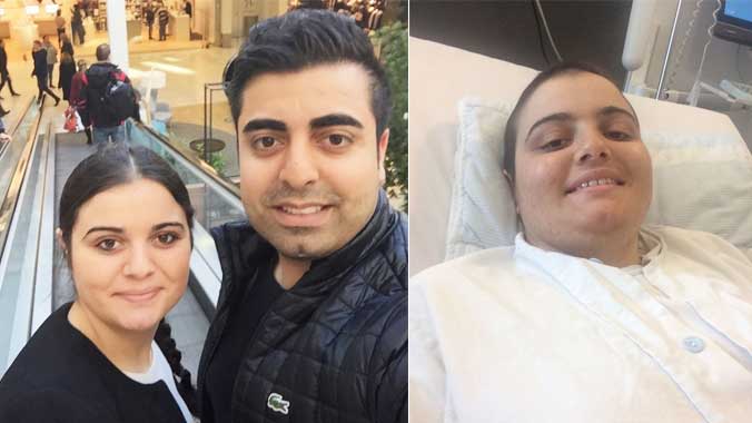 Eski Şarkışla Belediye Başkanı Mehmet Gönen'in yeğeni Kerim Gönen'in 23 yaşındaki eşi Habibe, doktorların çaresi yok dediği kanser tedavisinde yeni bir umut için herkesten maddi destek bekliyor.