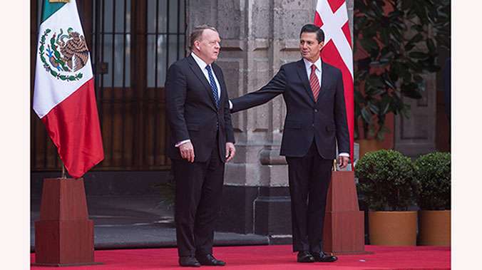 Lars Lökke Rasmussen, Meksika, Enrique Nieto