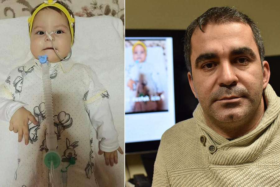 SMA hastası Uşaklı Asel bebek için Danimarka’da yardım kampanyası başlatıldı