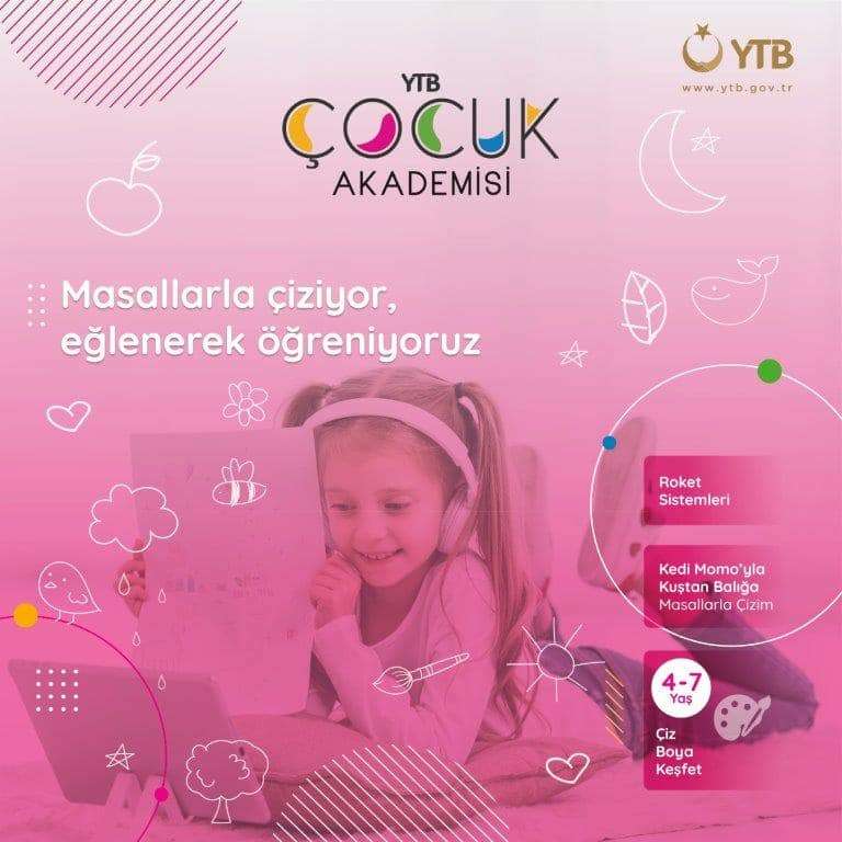 YTB meraklı minikleri Çocuk Akademisi’ne davet ediyor