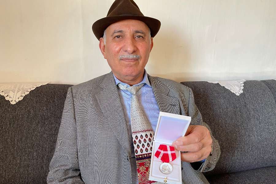 Danimarka’da 51 yıl çalışan Türk’e Kraliyet Liyakat Madalyası