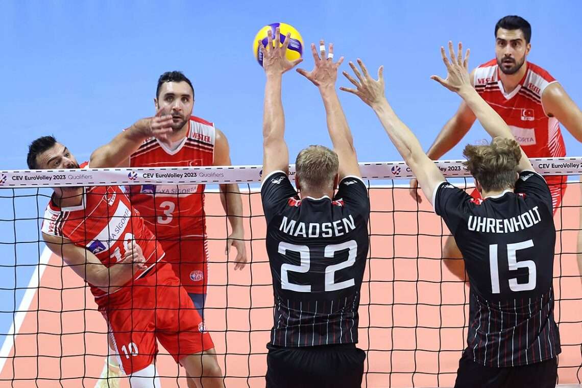 2023 CEV Avrupa Voleybol Şampiyonası Elemeleri: Danimarka: 3 – Türkiye: 2