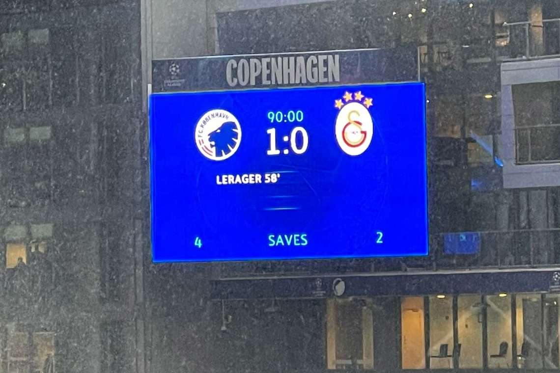 Kopenhag’a kaybeden Galatasaray, Şampiyonlar Ligi’ne veda etti
