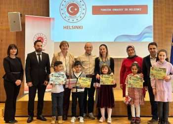 Helsinki Büyükelçiliği minikleri ödüllendirdi