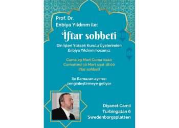 Prof. Dr. Yıldırım, Göteborg’da ‘İftar Sohbeti’ne katılacak