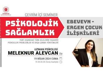 İsveç’te Alevcan, ‘Psikolojik Sağlamlık’ semineri verecek