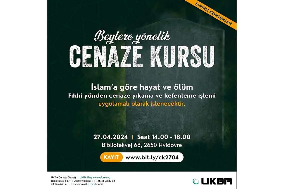 Danimarka’da erkeklere yönelik cenaze kursu verilecek