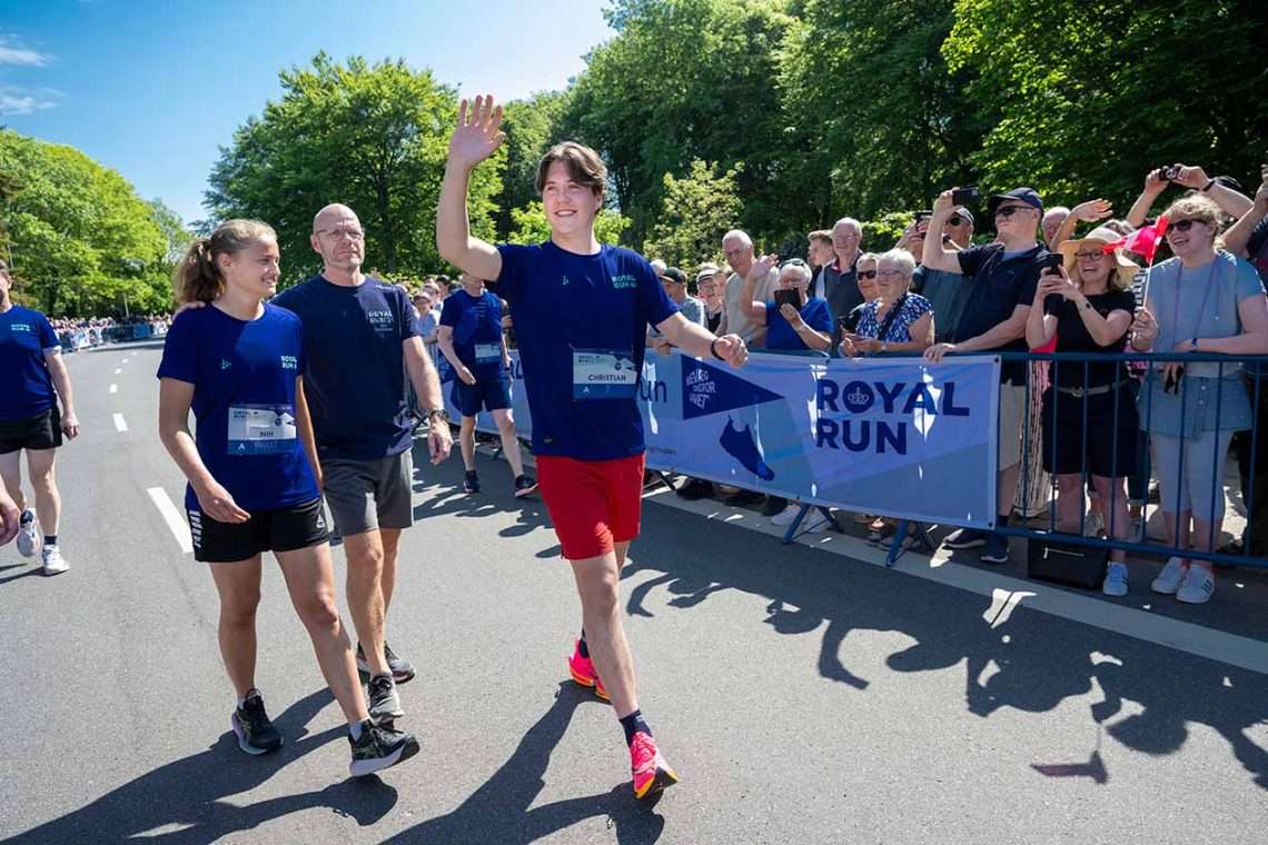 Royal Run’da Veliaht Prens Christian’a sevgi seli