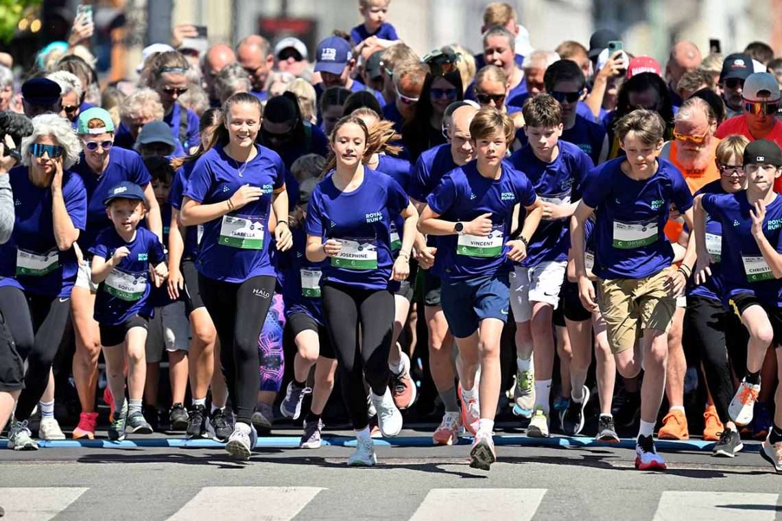 Danimarka’da Royal Run başladı: Prens ve Prensesler koştu