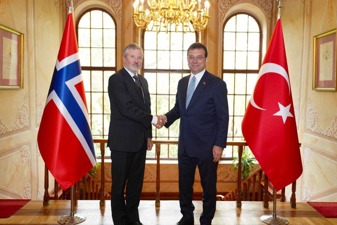Norveç Büyükelçisi Gaarder, İmamoğlu ile görüştü